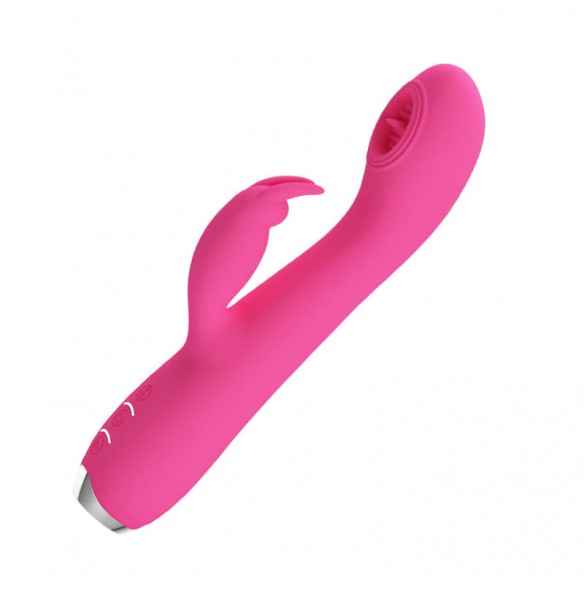 PRETTY LOVE - Powerful Licking Rabbit Vibrator Wand Masturbator (Chargeable - Pink) PRETTY LOVE - Powerful Licking Rabbit Vibrator Wand Masturbator (Chargeable - Pink)